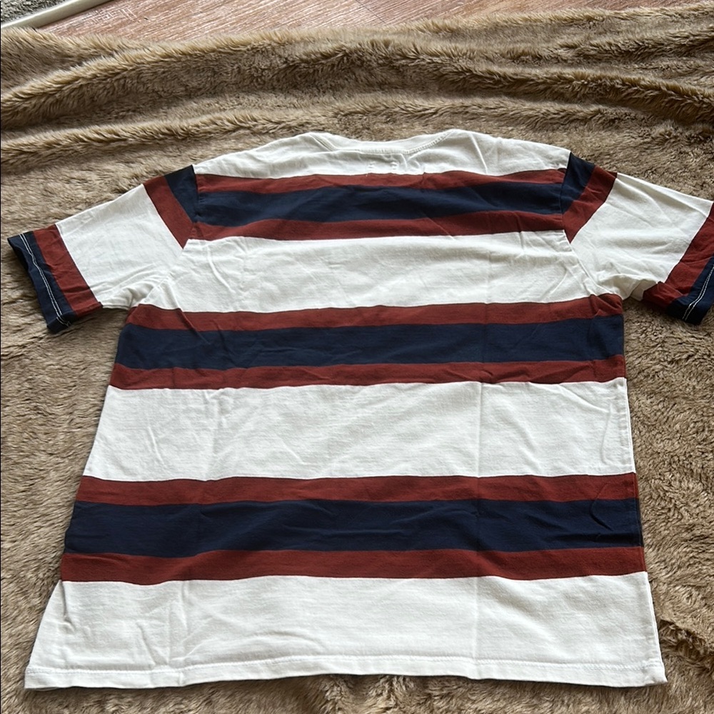 Levi's Red and Blue Short Sleeve Tee Nautical Stripes - Picture 2 of 3